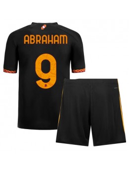Otroški Nogometna dresi replika AS Roma Tammy Abraham #9 Tretji 2023-24 Kratek rokav (+ hlače)